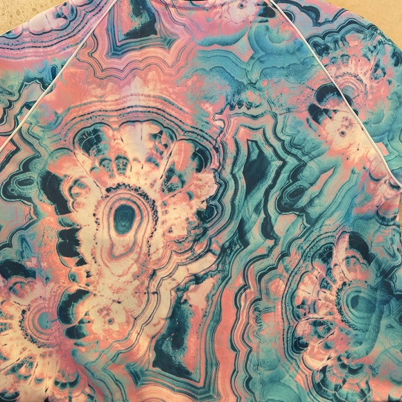 ADIDAS Rare like new GEODE Agate Marble Print Jacket - Picture 10 of 10